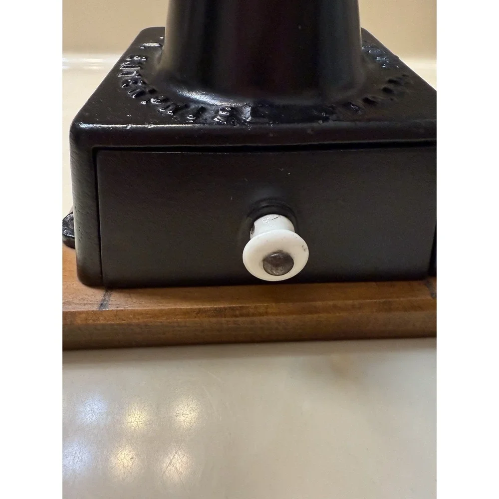 Antique Iron Enterprise MFG Co. Philadelphia No. 1 Coffee Grinder Working Cond.
